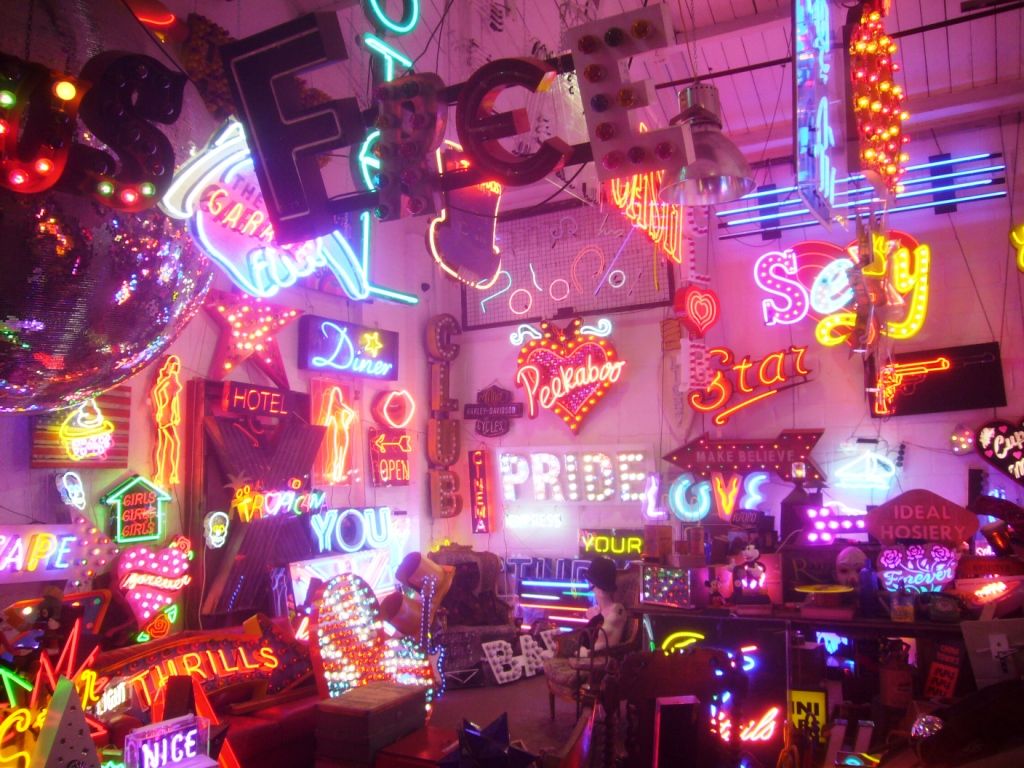 Sign Heaven at Gods Own Junkyard