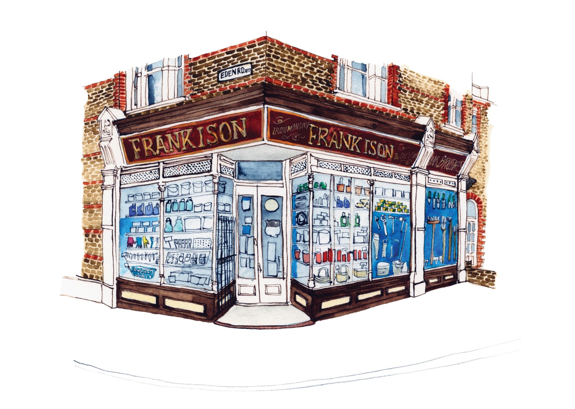 Eleanor Crow’s Brushes with London’s Shopfronts