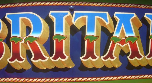 Lettering at Carters Steam Fair