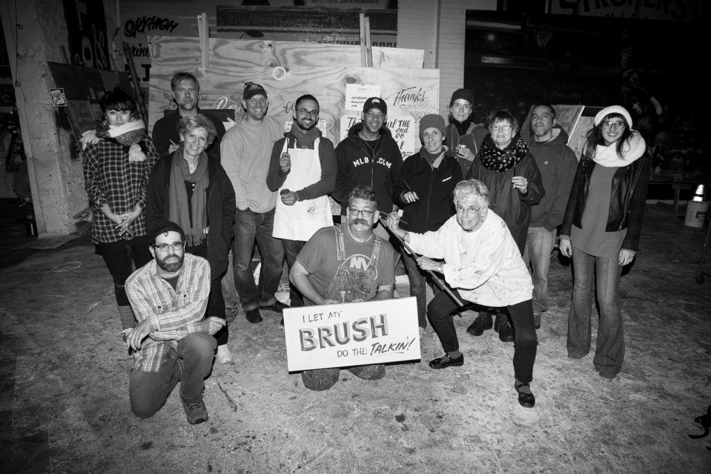 Team New York, ‘I let my brush do the talking’. (Photo: Christa Lindahl / Colossal Media.)