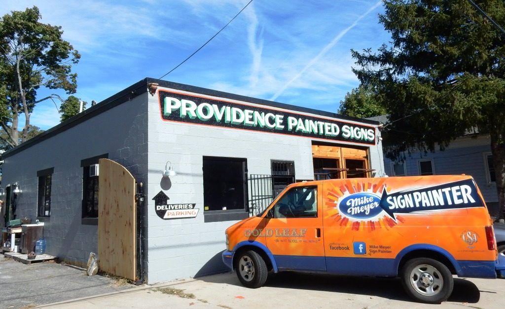 Next stop was Rhode Island, America’s smallest state, for four days hosted by Providence Painted Signs.