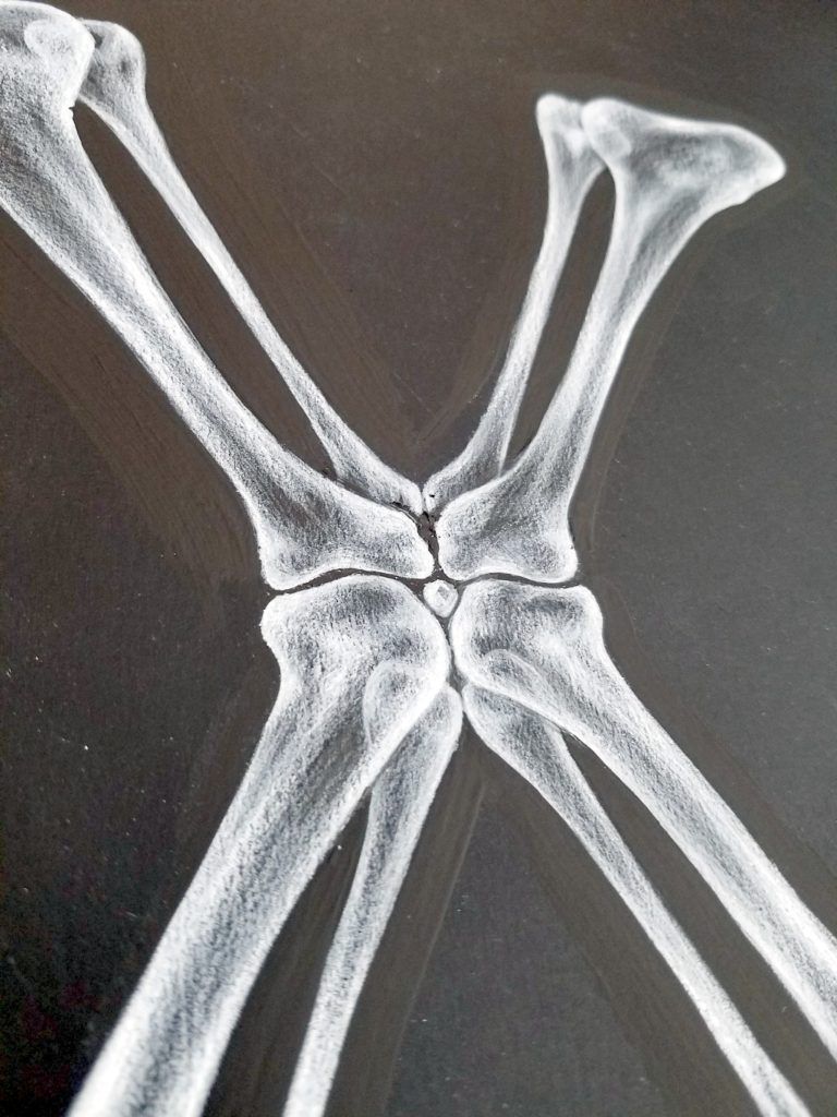 Harry Fieber, Utile Studio, developing his skeletal X.