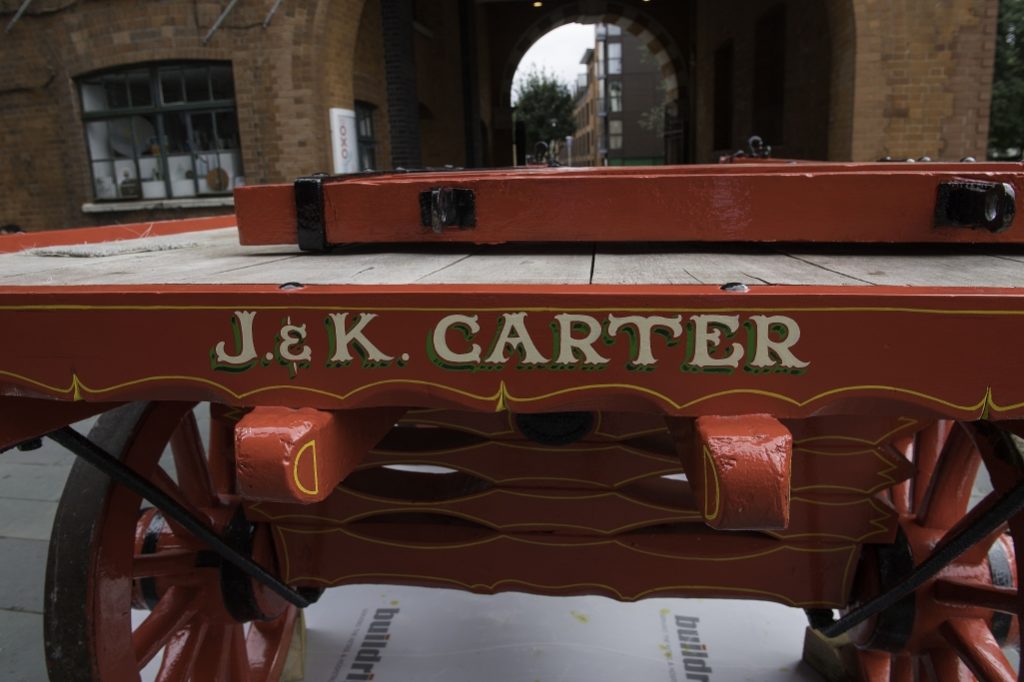 An agricultural cart was coach lined and lettered, with the team led by Peter Anthony from Freestyle Sign Studio.