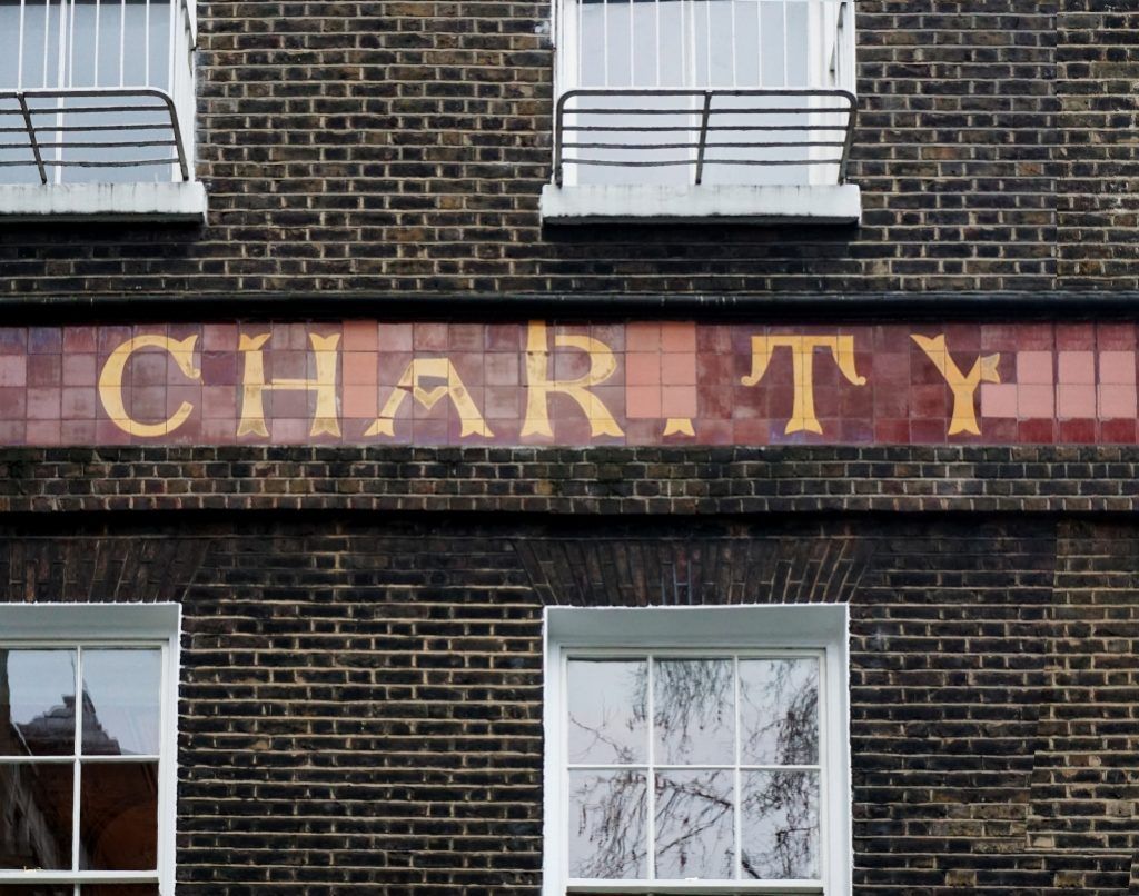 House of Charity, facing Soho Square